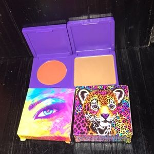Lisa Frank x Glamor Dolls eyeshadow and Bronzer